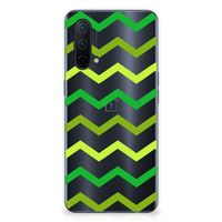 OnePlus Nord CE 5G TPU bumper Zigzag Groen