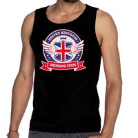 Engeland drinking team tanktop / mouwloos shirt zwart heren 2XL  -