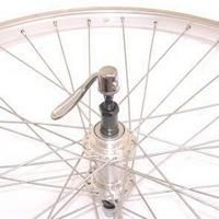 Achterwiel 26 (559) Alu Standaard Freewheel Zilver - thumbnail