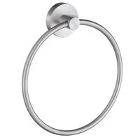 Handdoekring Smedbo Home 17x3,6 cm Chroom Geborsteld