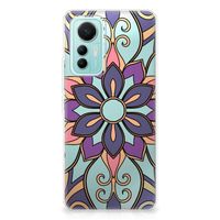 Xiaomi 12 Lite TPU Case Purple Flower