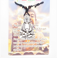 Witte meditatie boeddha ketting - Boeddha&apos;s - Spiritueelboek.nl - thumbnail