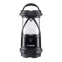 VARTA 18761101111 Indestructible L30 Pro COB LED Lantern lantaarn, incl. 6x AA Longlife Power, water- en stofdicht, schokabsorberend, breukvaste lens en reflector, 10.2 x 12.2 x 34 cm