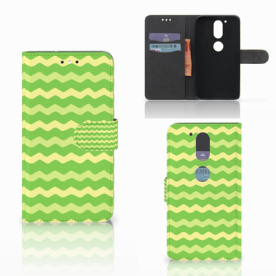 Motorola Moto G4 | G4 Plus Telefoon Hoesje Waves Green Motorola Moto G4 | G4 Plus Telefoon Hoesje Waves Green