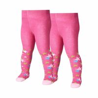 Playshoes maillot 2-pack sterren fuchsia Maat