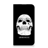 Mobiel BookCase iPhone 13 Pro Skull Eyes