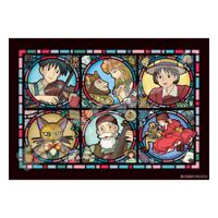 Whisper of the Heart Jigsaw Puzzle Stained Glass Characters Gallery (208 pieces)