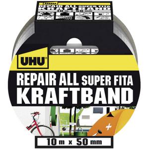 UHU 48145 Textieltape UHU Repair Zilver (l x b) 10 m x 50 mm 1 stuk(s)