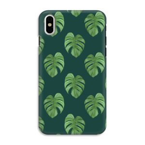 Monstera leaves: iPhone XS Tough Case