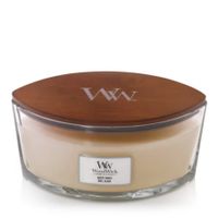 WoodWick White Honey kaars Ellips Oranje, Toffee, Vanille Wit 1 stuk(s)