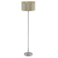 Eglo Vloerlamp Maserlo 38cm metaalgrijs taupe met goud 95171 - thumbnail