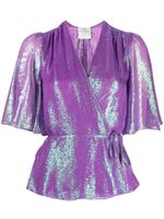 Forte Forte blouse à col v - Violet