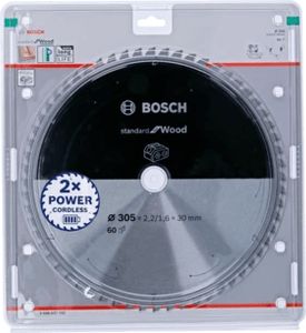 Bosch Accessories Bosch 2608837742 Cirkelzaagblad 305 x 30 mm Aantal tanden: 60 1 stuk(s)