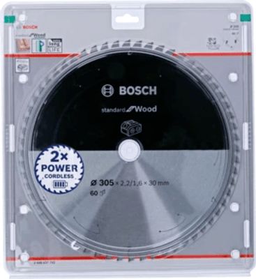 Bosch Accessories Bosch 2608837742 Cirkelzaagblad 305 x 30 mm Aantal tanden: 60 1 stuk(s)