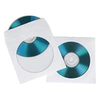 Hama CD-ROM papieren hoezen 50, wit