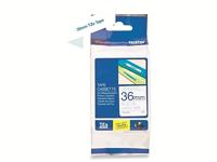 Brother Original P-touch tape TZe-263 36 mm, blauw op wit (compatibel met Brother P-touch P3600, P9600, P9700PC, P9800PCN)