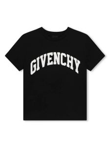 Givenchy Kids t-shirt en coton à logo imprimé - Noir