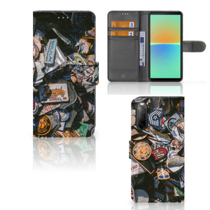 Sony Xperia 10 IV Telefoonhoesje met foto Badges