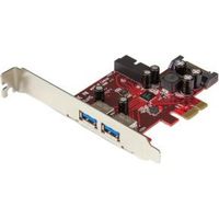 StarTech.com 4-poorts PCI Express USB 3.0 kaart 2 extern, 2 intern SATA-voeding