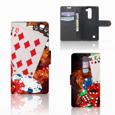LG Magna | G4C Wallet Case met Pasjes Casino LG Magna | G4C Wallet Case met Pasjes Casino