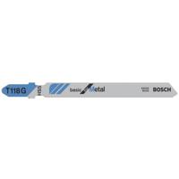 Bosch Accessories 2608631674 Decoupeerzaagblad T 118 G Basic for Metal, verpakking van 3 stuks 3 stuk(s)