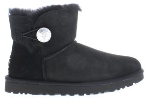 Ugg Mini bailey button bling 10165 blk black Zwart maat 37