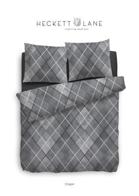 Heckett & Lane DBO Crispin Grijs 140x200 Flanel