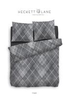Heckett & Lane DBO Crispin Grijs 140x200 Flanel
