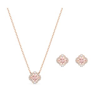 Swarovski 5516488 Set Ketting en Oorbellen Sparkling Dance Clover