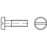 TOOLCRAFT TO-5391156 Platkopschroeven M5 25 mm Sleuf Staal Galvanisch verzinkt 1000 stuk(s) - thumbnail