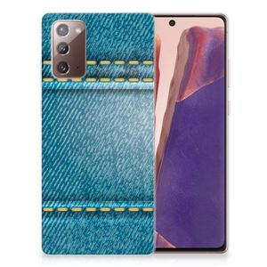 Samsung Note 20 Silicone Back Cover Jeans