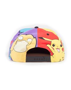 Pokemon Snapback Cap Multi Pop Art