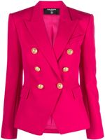 Balmain blazer en laine à boutonnière croisée - Rose