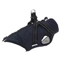 vidaXL Hondenjas met harnas waterdicht reflecterend marineblauw L28, winterjas voor honden, hondenjas en harnas, puppyjas met harnas
