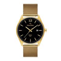 Mats Meier horloge MM01009 zwart/goudkleur