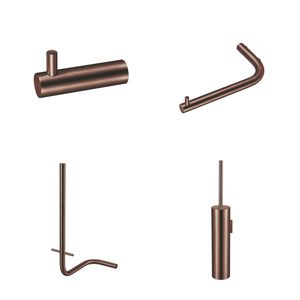 Accessoireset Qisani Flow Toiletruimte Geborsteld Copper