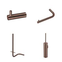 Accessoireset Qisani Flow Toiletruimte Geborsteld Copper - thumbnail