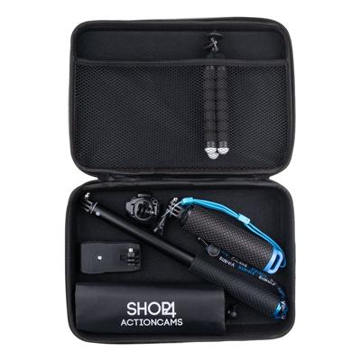 Shop4 - GoPro HERO7 Silver Accessoires Set - Travel met Opbergtas Shop4 - GoPro HERO7 Silver Accessoires Set - Travel met Opbergtas