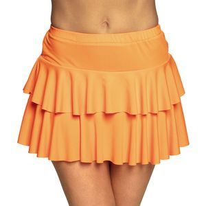 Minirokje Ruffles Oranje