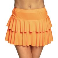 Minirokje Ruffles Oranje - thumbnail