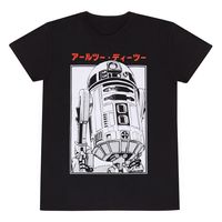 Star Wars T-Shirt R2D2 Katakana Size L - thumbnail