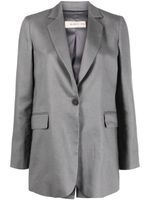 Blanca Vita blazer à simple boutonnage - Gris