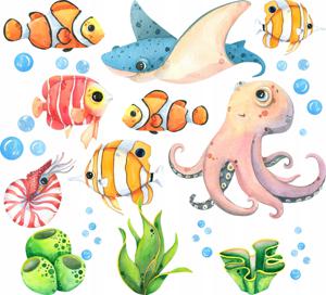 Muursticker - Zeedieren