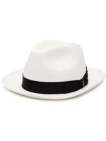 Borsalino chapeau Federico Panama en paille - Blanc - thumbnail