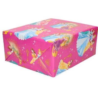 Inpakpapier/cadeaupapier Disney Prinsessen Knalroze 200x70 Cm Op Rol - Cadeaupapier Inpakpapier/cadeaupapier Disney Prinsessen Knalroze 200x70 Cm Op Rol - Cadeaupapier