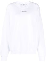 Off-White sweat Arrow ample à imprimé tie dye - Blanc - thumbnail