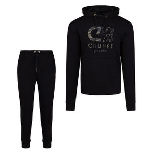 Cruyff Xinner Trainingspak Zwart Camo Groen