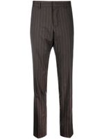 Gucci Pre-Owned pantalon de tailleur slim à fines rayures (années 2000) - Gris