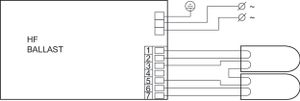 Philips Lighting Fluorescentielampen Elektronisch voorschakelapparaat 84 W (2 x 42 W)