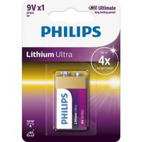 Philips 9V Lithium Ultra Batterij - 1 stuk